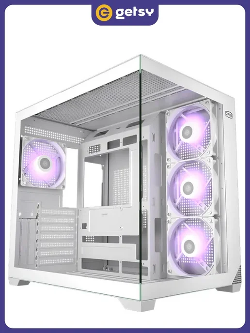 PcCOOLER Корпус C3T700 BK черный, белый