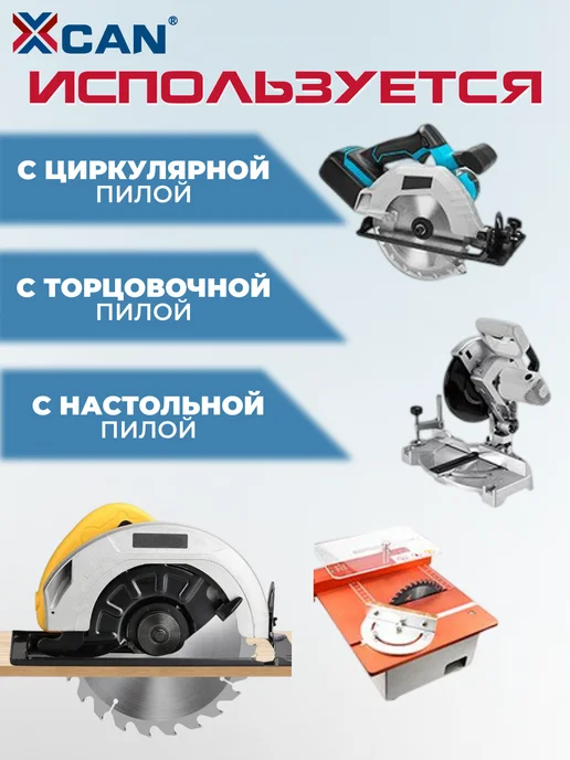 XCAN Пильный диск по дереву160х1.8х25.4х48T, 160x1.8x25.4, фото 6