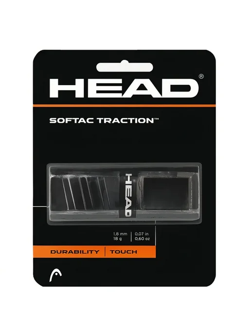 HEAD Обмотка для ручки Grip Softac Traction x1, Black, черный, фото 2