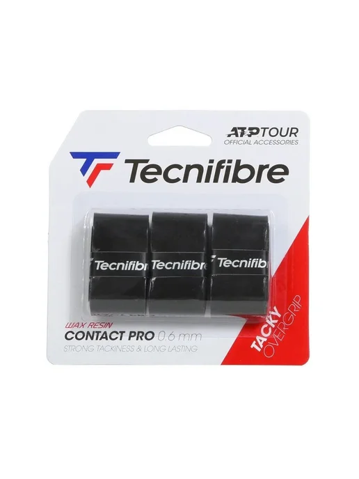 Tecnifibre Намотка на ручку ракетки Pro Contact черная, 3шт, 3 шт
