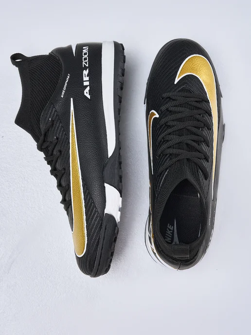 Nike Сороконожки футбольные бутсы, черный, фото 2