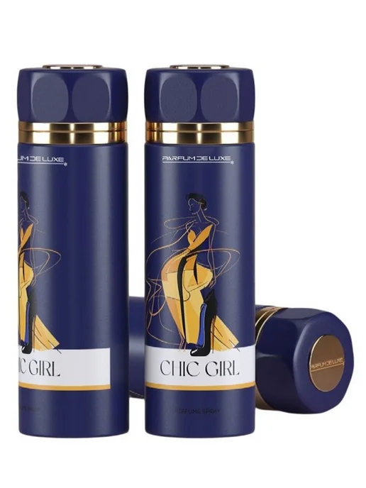 PARFUM DE LUXE CHIC GIRL. Женский парфюмированный дезодорант-спрей, 200мл, 200 мл, фото 3