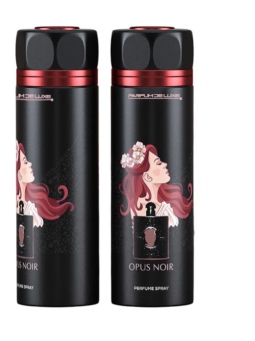 PARFUM DE LUXE OPUS NOIR. Женский парфюмированный дезодорант-спрей, 200мл, 200 мл, фото 2