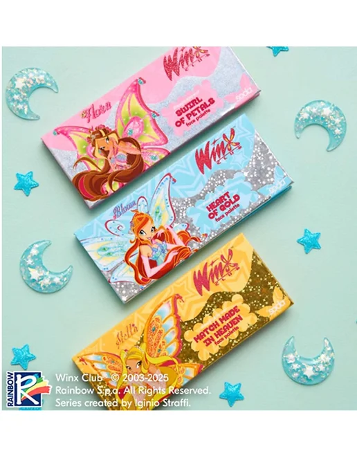 SODA Палетка для лица Heart Of Gold #magicalpower. Коллекция Winx, золотой, фото 7