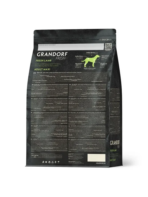 Сухой корм Grandorf fresh Грандорф Фреш для собак, крупные, ягненок, 10 кг, фото 3