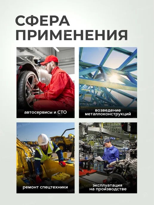 FORCEKRAFT Головка ударная 1 2" 33 мм 6 граней, черный, фото 3