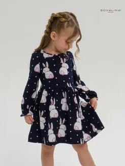 Нарядное платье в садик с длинным рукавом