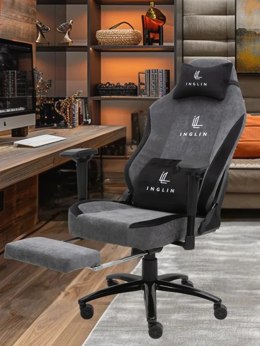 Comfort Seat Игровое кресло стул компьютерный, серый, фото 5