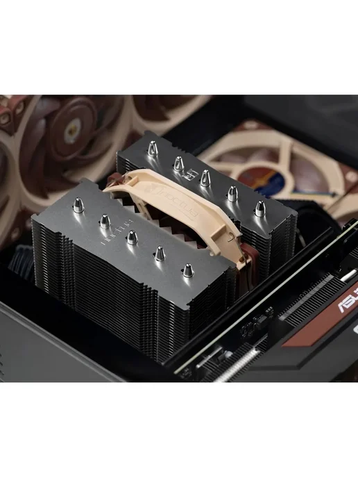 Noctua Кулер процессора NH-D12L, 120мм, 2000RPM, 148Вт, 4-pin PWM, 12 л, 148 Вт, фото 7