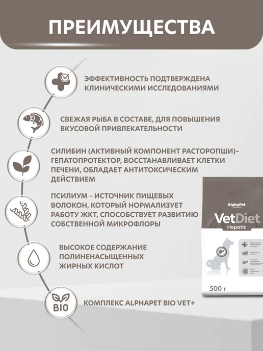 Сухой корм AlphaPet Диетический При для собак, 0,5 кг, фото 6