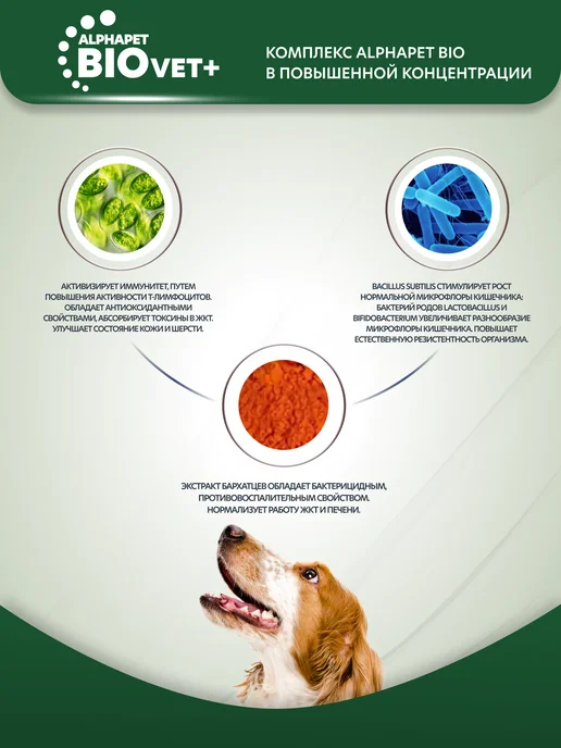 Сухой корм AlphaPet Vet Diet для собак, гипоаллергенный, 0,5 кг, фото 4