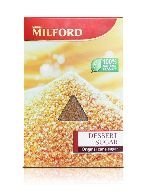 Milford Сахар рассыпчатый тростниковый, 500г х 2шт, Германия, 500 г, 2 шт, фото 2