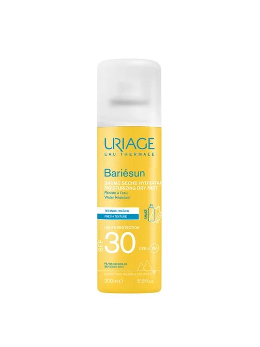 URIAGE Сухая дымка-спрей Bariesun Moisturizing Dry Mist SPF 30, 200 мл
