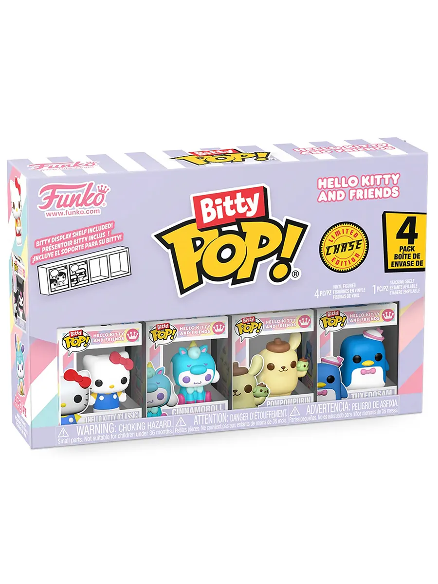 Фигурка Bitty Hello Kitty HK+Cinnamoroll+Pompompurin+?
