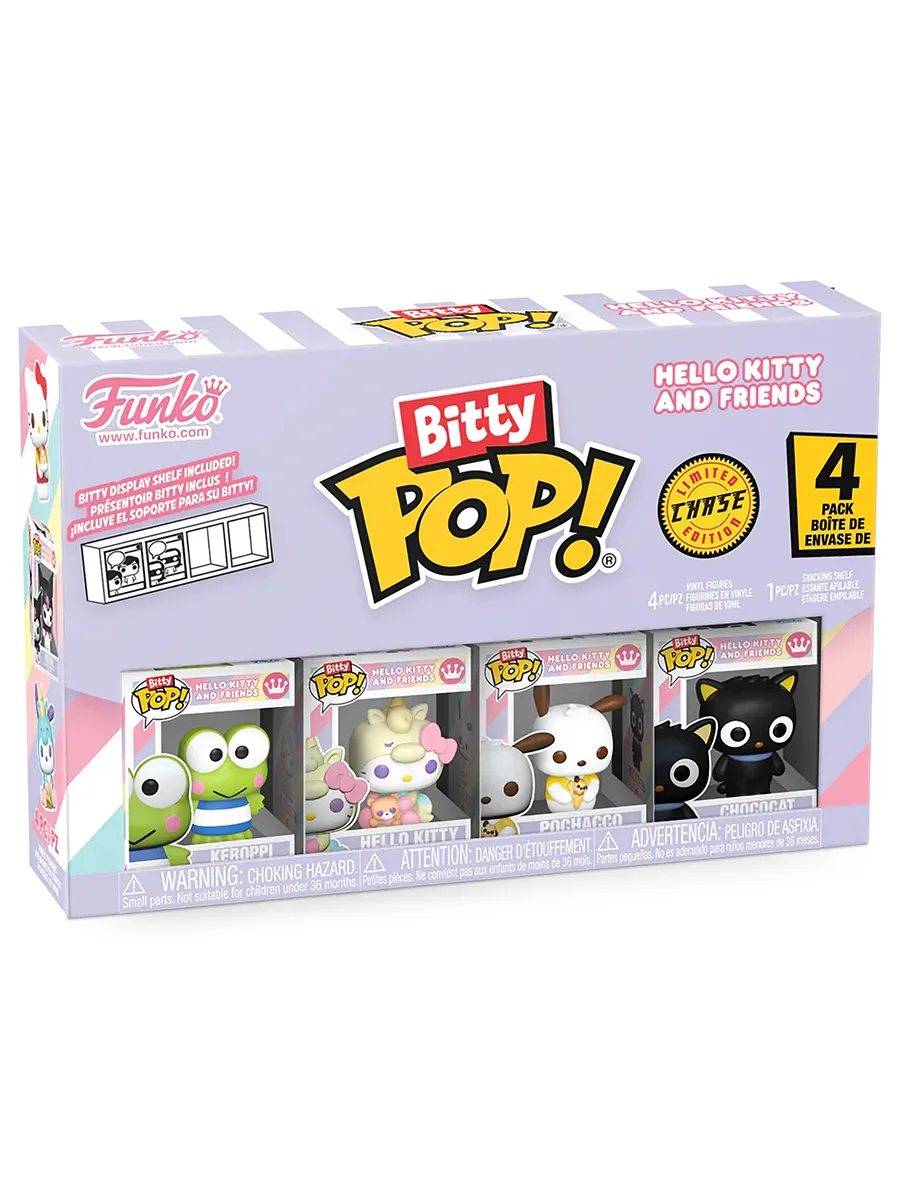 Фигурка Bitty Hello Kitty And Friends Keroppi+HK+Pochacco+?