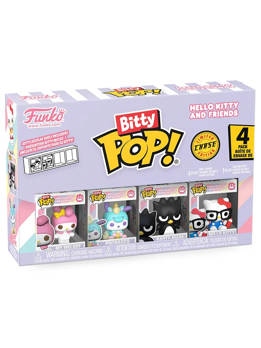 Фигурка Bitty Hello Kitty My Melody+Pochacco+Badtz+?