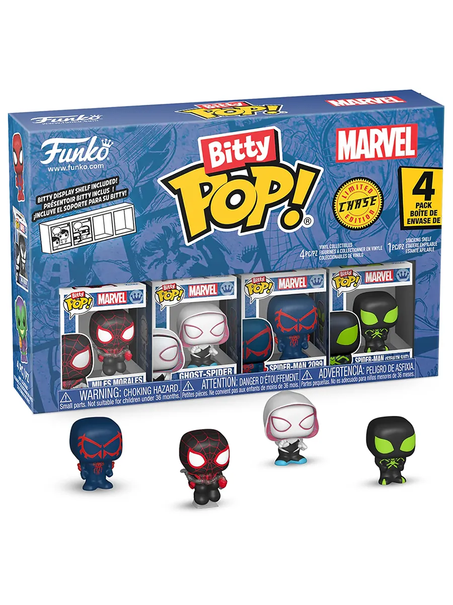 Фигурка Bitty Marvel Miles+Ghost-Spider+Spider-Man2099+?