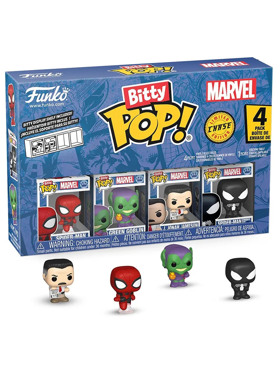 Фигурка Bitty Marvel Spider-Man+Green Goblin+J Jonah J+?