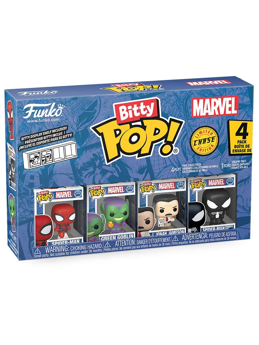 Фигурка Bitty Marvel Spider-Man+Green Goblin+J Jonah J+?
