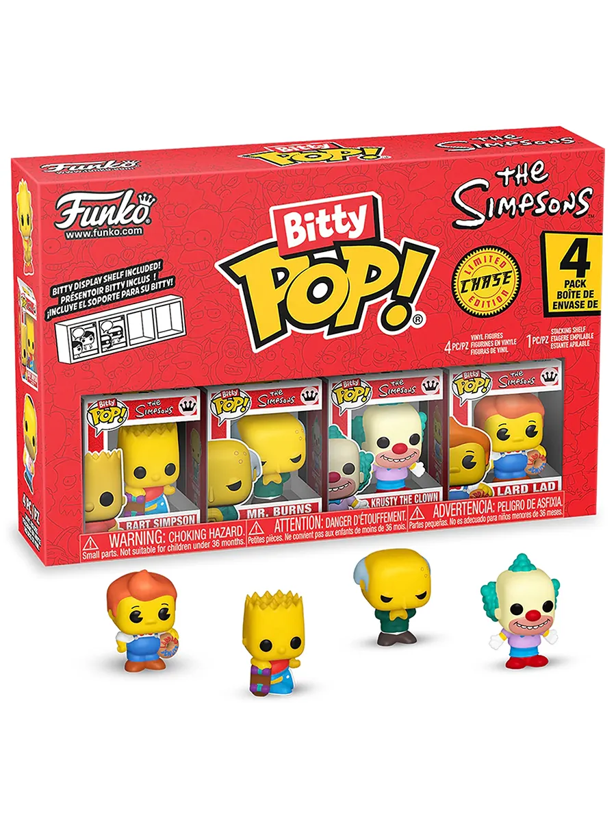 Фигурка Funko Bitty POP! Simpsons Bart+Mr. Burns+Krusty+?