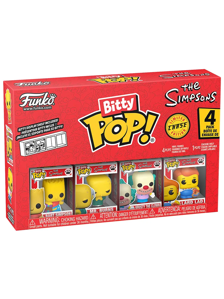 Фигурка Funko Bitty POP! Simpsons Bart+Mr. Burns+Krusty+?