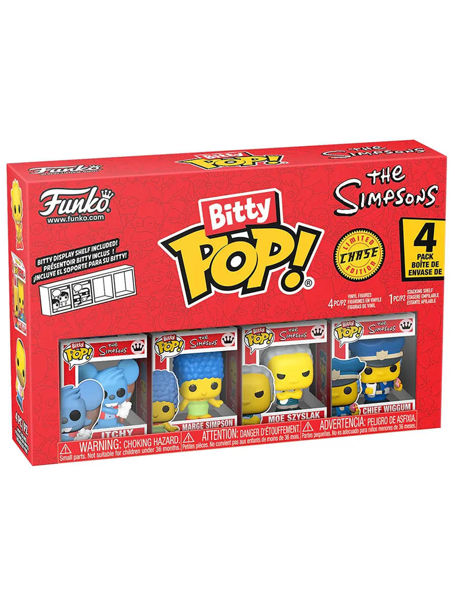 Фигурка Funko Bitty POP! Simpsons Itchy+Marge+Moe Szyslak+?