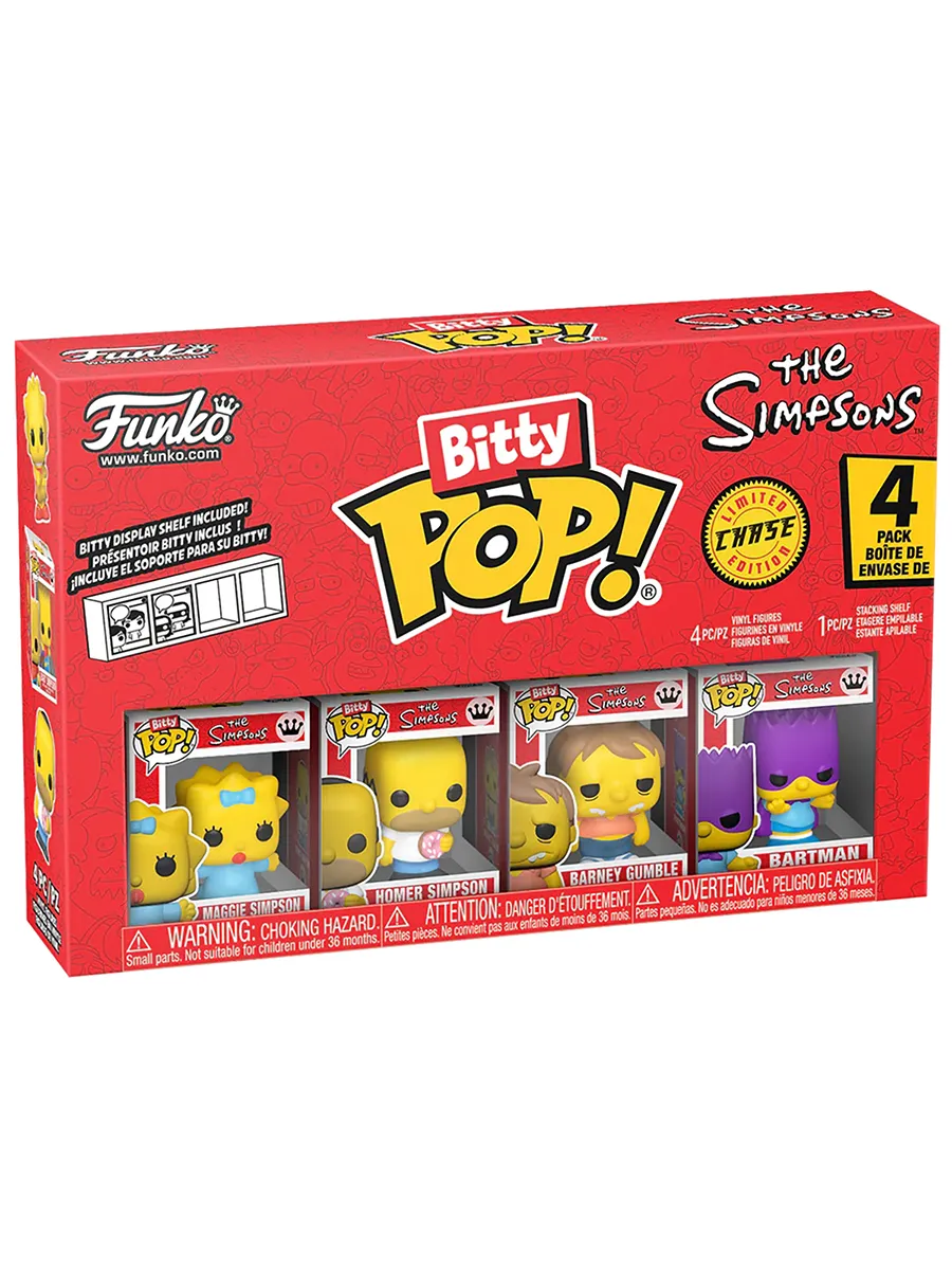 Фигурка Funko Bitty POP! Simpsons Maggie+Homer+Barney+?