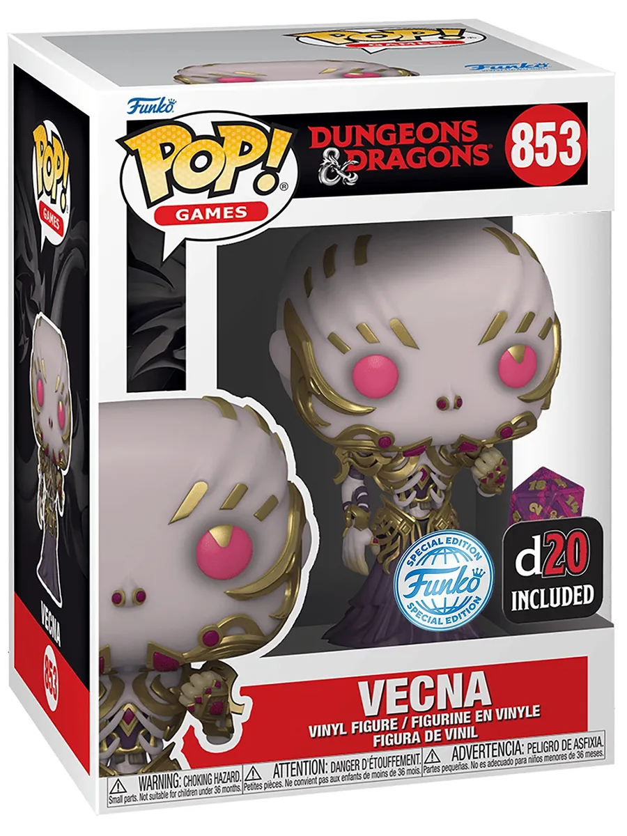 Фигурка Funko POP! Games D&D Vecna w/D20 (MT) (Exc) (853)