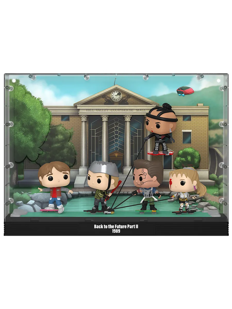 Фигурка BTTF Hoverboard Chase Marty/Griff/Data/Whitey/Spike