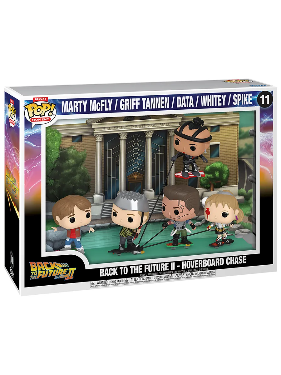 Фигурка BTTF Hoverboard Chase Marty/Griff/Data/Whitey/Spike