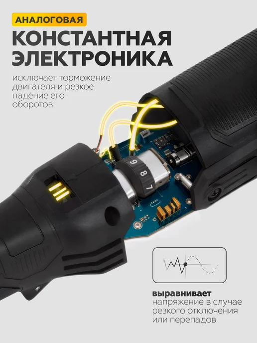 MANCRAFT Болгарка электрическая УШМ 125мм, черный, фото 4
