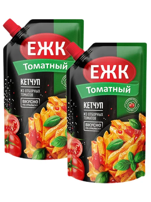 ЕЖК Кетчуп Чесночный 350 гр х 2 шт, 350 г, 2 шт