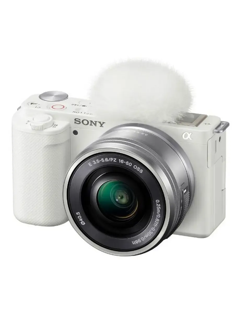 SONY Фотоаппарат ZV-E10 kit 16-50mm белый