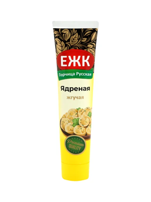 ЕЖК Горчица Ядрёная Жгучая 130 гр х 3 шт, 130 г, 3 шт, фото 2