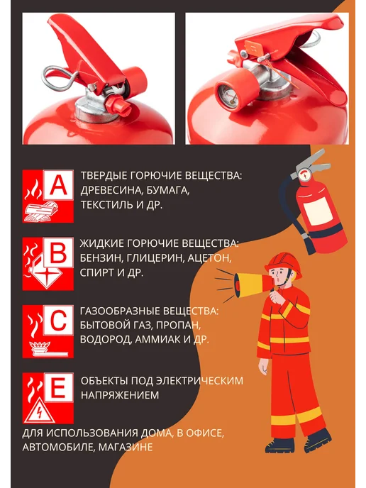 АПИ Огнетушитель автомобильный ОП-4 4 литра, ОП-4 4 литра, фото 2