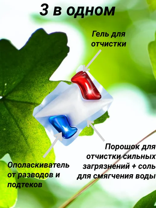 Капсулы для посудомоечной машины 26 штук, 26 шт, фото 3