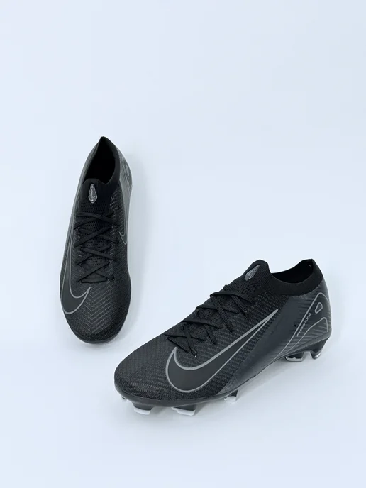 ооо ДВИЖЕНИЙ Бутсы Nike AIR ZOOM футбольные шиповки сороконожки, черный, фото 3