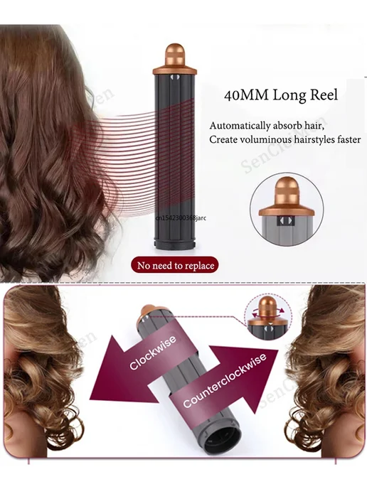 Hair Dryer насадка на фен стайлер Dyson Airwrap HS05 жесткая расческа, 40mm Насадки для волос, фото 3