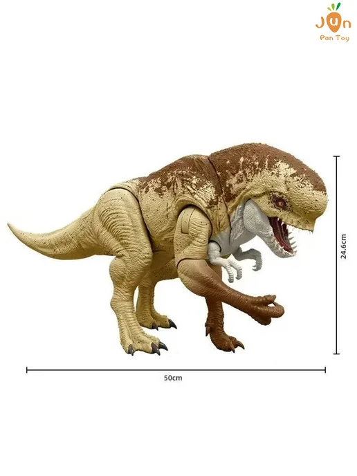 Jurassic World Фигурка мир юрского периода Тираннозавр маттел Distortus rex, коричневый, фото 3
