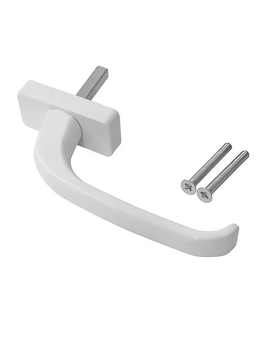 NOVELLA Лот 10 шт Ручка ПВХ окон узкая, штифт 37 мм, металл, белая, 8 шт, фото 5