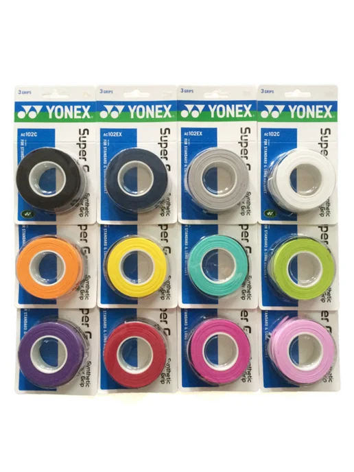 YONEX Обмотка для ракетки Overgrip AC102C белая, 3шт, 3 шт, фото 2