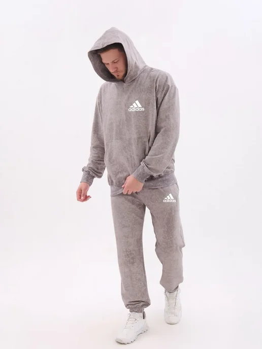 HN Fashion Костюмы Adidas, серый, фото 2