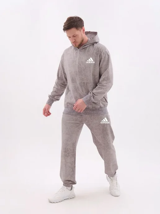 HN Fashion Костюмы Adidas, серый, фото 4