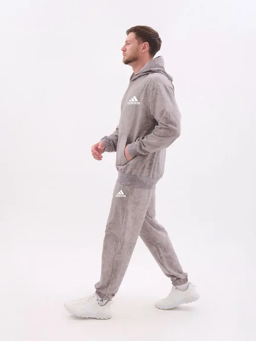 HN Fashion Костюмы Adidas, серый, фото 5