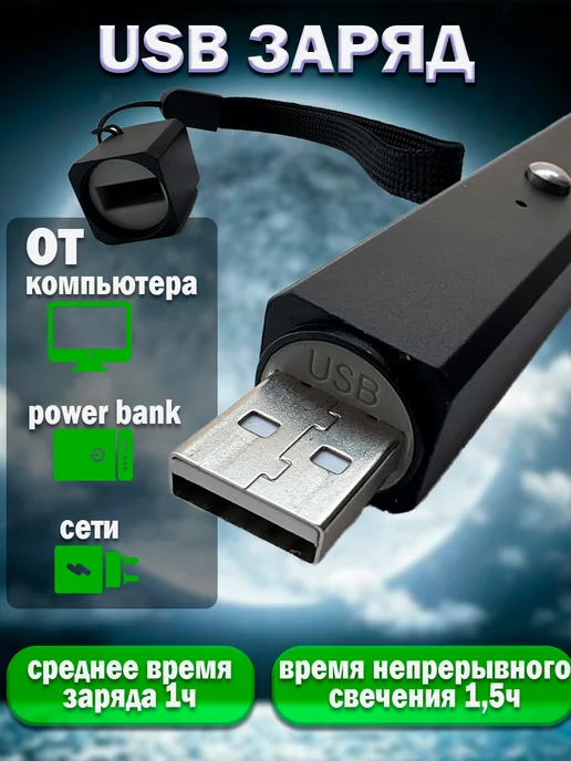 Клёёво Лазерная указка игрушка для кошек и собак с зарядкой usb, серый, фото 2