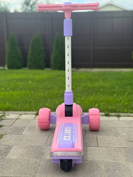 BABYTRONIC Детский самокат с подсветкой, розовый, фото 2