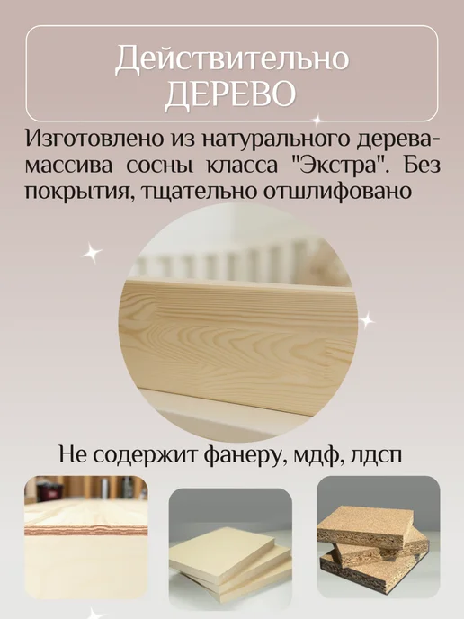 Mnuinu Пеленальная доска на комод (трансформация в полку), бежевый, фото 5
