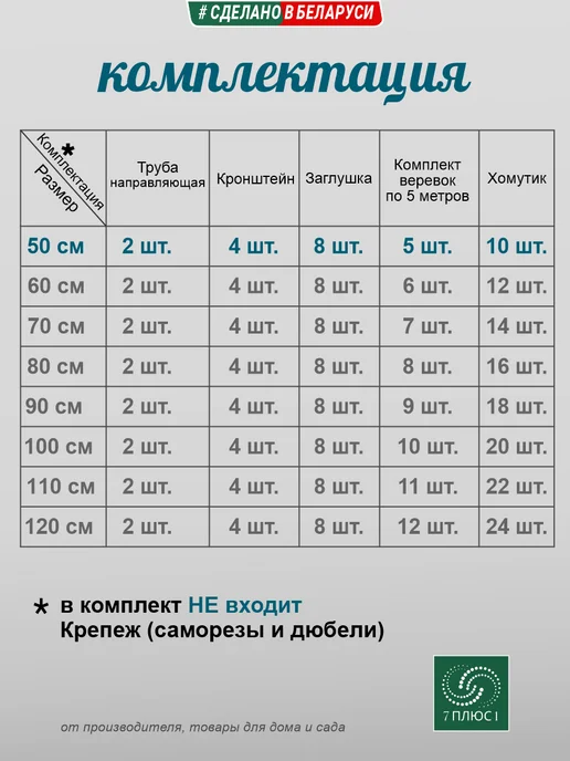 Comfort Alumin Group Сушилка для белья с передвижными верёвками, 0,5м, черная, 0,5 м, фото 7