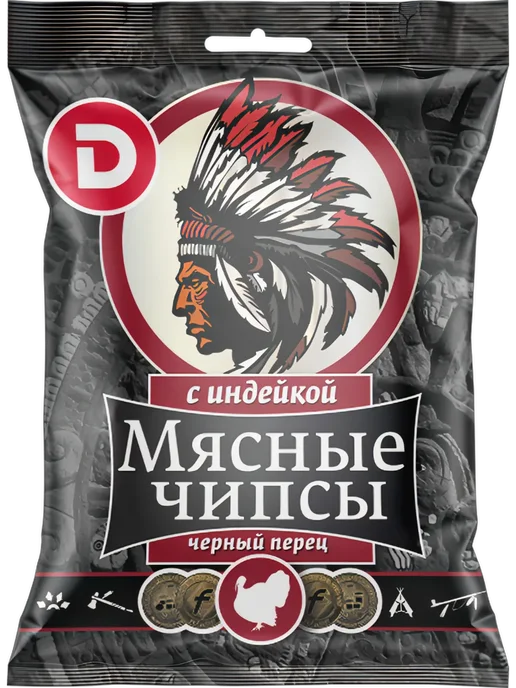 Продукт сыровяленый из мяса птицы Дымов Чипсы с индейкой, эк, вариант, фото 2