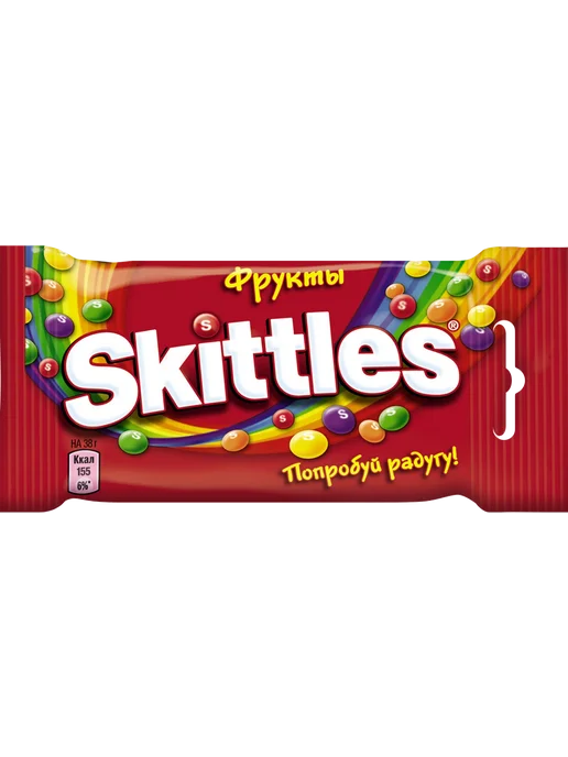 Драже SKITTLES Фрукты в сахарной глазури со вкусом апельсина, вариант